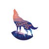 Sticker Pack Traveling Wolf Large