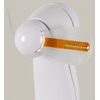 LED Fan "Just Married" with 11 Blue LEDs, Handheld Fan, Light Fan