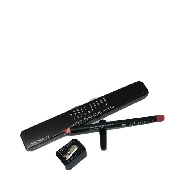 Bobbi Brown Essentials Lip Pencil with Sharpener in Pink #4 - New in Box