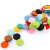 Maromalife 60 PCS Essential Oil Refill Pads, 0.67 Inch Felt Pads Aromatherapy Replacement Pads for Diffuser Necklace Diffuser Bracelet Car Diffuser Vent Clip Multi-Colored