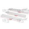 Universal Painted White Side Skirt Rocker Splitters Diffuser Lip 86" x 4" 6PCS