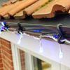 S4U Plastic Gutter Hooks Multi Pack Outdoor Christmas Lights S Clips for Securing String Lights Icicle Lights (120 Pack)