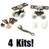 (4) ea L E Johnson 1500PPK3 Pocket Door Frame Hardware Kits 