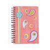 Do It Yourself White Canvas Spiral Notebooks, DIY Craft Kits, 12 Pieces