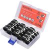 3/8'' Wire Cable Clamps Set-Stainless Steel 304 Cushioned Loom Cable (28 Pack)