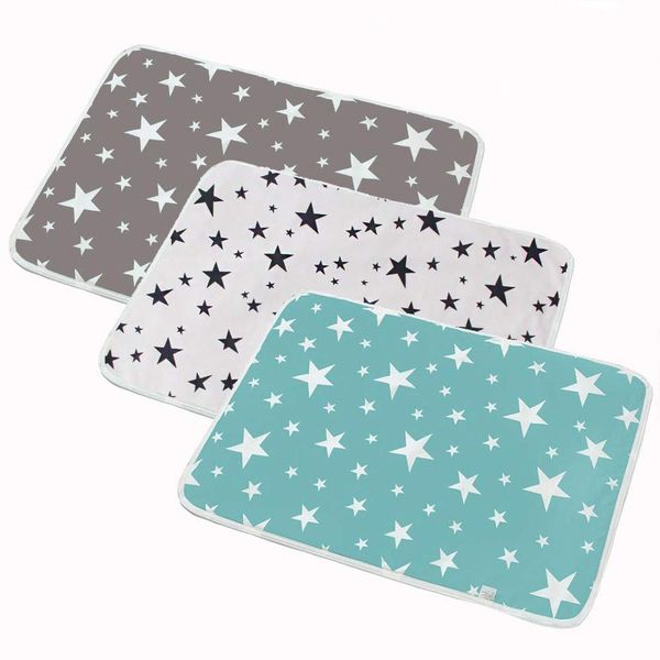 TMVOK Diaper Changing Sheet, Baby Mat, Bedwetting Sheet, Waterproof Sheet, 19.7 x 27.6 inches (50 x 70 cm), Set of 3, Baby Diaper Changing Sheet, Nursing, Nursing, Babies, Sleeping, Outing,