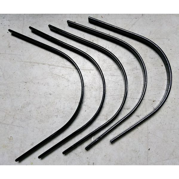 D&M Supply S74806 Set of 5 Landscape Rake Tines Teeth to fit Landpride Woods and Several More Single Hole