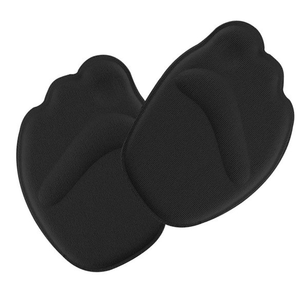 Uxcell Toe Pad Shoe Pad Sponge Insole Memory Foam High Heel Cushion Unisex Black 2 Pairs