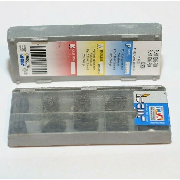 PLHT 1305 PDX IC908 ISCAR *** 10 INSERTS *** 1 FACTORY PACK
