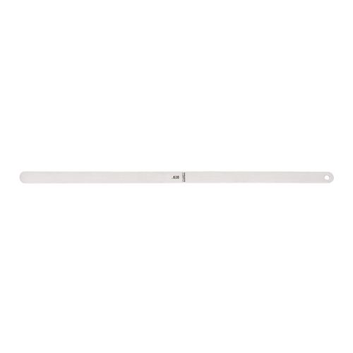 Starrett Tempered Steel Thickness Gage or Feeler Stock with Rounded Ends - Ideal for Carpenters and Home Improvement - .028" Thickness, 12" Length - 667-28