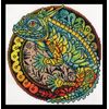 Design Works Crafts Inc. Rainbow Iguana Counted Cross Stitch Kit