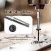 8" Deck Screws 50 Pcs Heavy Duty Epoxy Coated T30 for Timber/Logs