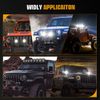 2PCS Laser 5" LED Work Lights Super Bright Combo Offroad Driving Auxiliary Pods