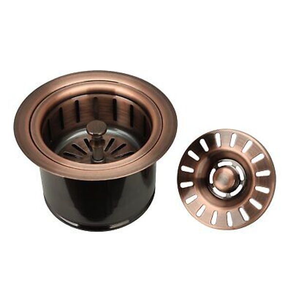 Kitchen Sink Antique Copper Finish Garbage Disposal Flange Stopper, One Size ...