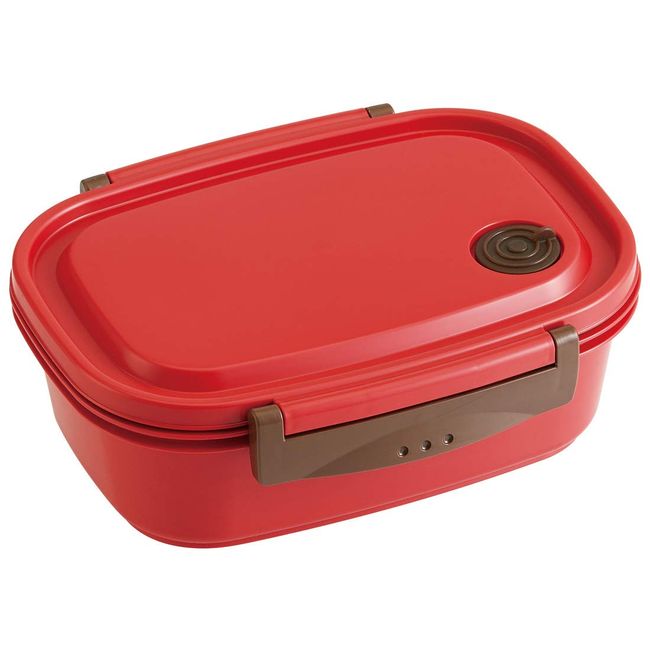 Skater XPM5 Easy Light Lunch Box, Large, Microwave Compatible, 24.3 fl oz (720 ml), Red, Sealed Container, Storage Container