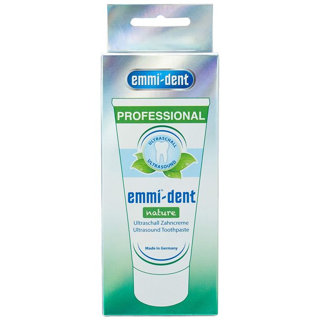 Emdent Ultrasonic Toothbrush Toothpaste Nature (75 ml) Set of 3