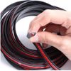 16Ft T-Type Universal Seal Strip Rubber Protector Windshield Edge Sealing Strip