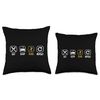 Eat Sleep Slack Repeat Slackliner Trickline Profis Slackline Throw Pillow