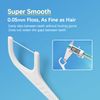 Flossers for Adults- Tooth Picks Flossers with Bristles, One End is Super Soft Floss Sticks, The Other End is Floss Brush, No Break & No Shred Floss, with Box Floss Pick Dispenser (150)