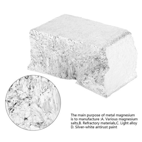 1kg High Purity 99.99% Magnesium Mg Metal Block for Alloy Material Manufacture eiectric Grinder