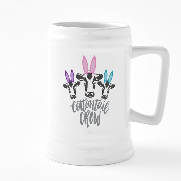 CafePress Cottontail Crew 25 oz Ceramic Beer Stein Mug