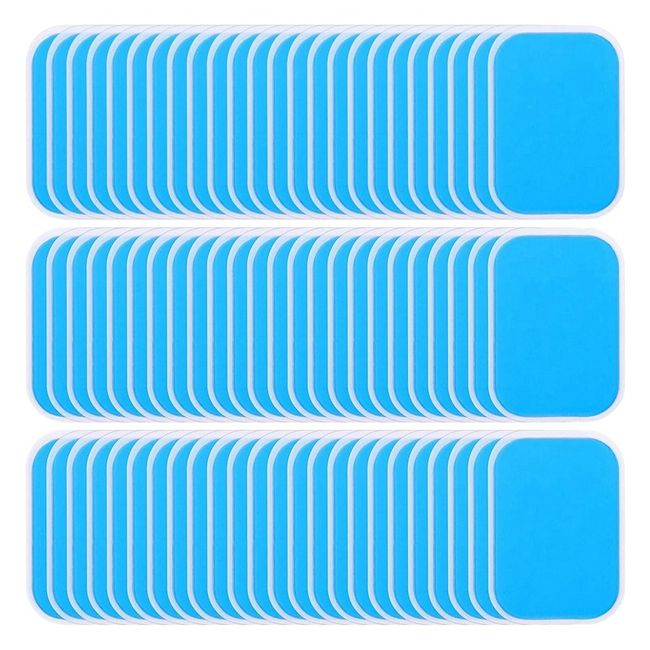 100PCS EMS Gel Pads Electrode Gel Replacement Pads EMS Absorbent Gel Pads Abdominal Muscle Trainer Accessories, One, Blue