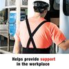 ACE Work Belt Back Supoprt, One Size Fits Most, Black