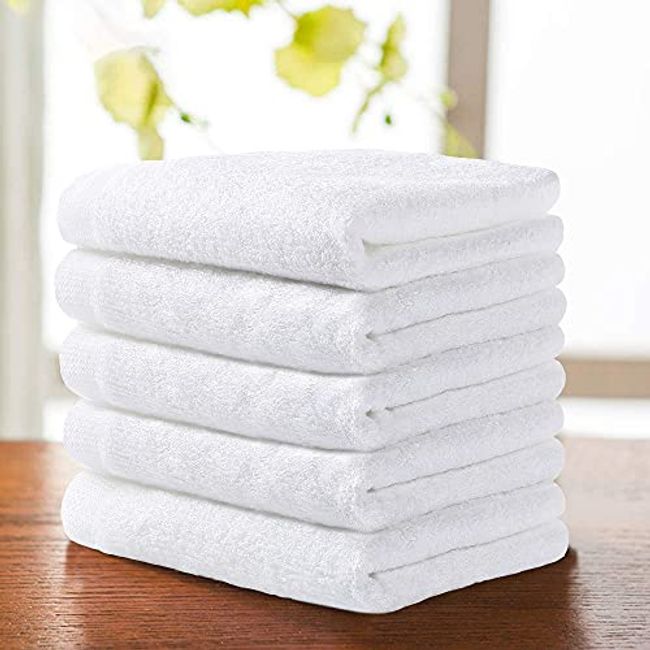 Hotel Style Luxury Hand Towels & Washcloths 4 Pack Grey wash cloths