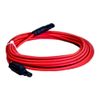 Solarkabel Verlängerungskabel 4mm² mit Solarsteckern rot 3m