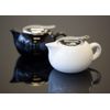 Service Ideas TPC10WH Teapot, Ceramic, 10 oz., Round, White