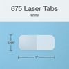 Redi-Tag Laser Index Tabs, Divider Tabs, Permanent Adhesive Index Labels Cust...