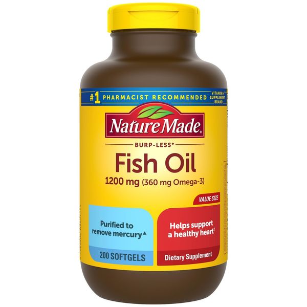 Nature Made Burp-Less Fish Oil 1200 mg