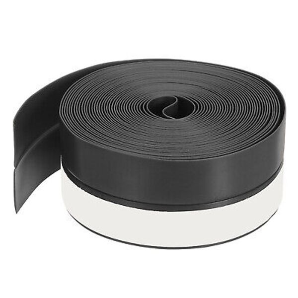 Silicone Seal Strip, 35mm Width x 16.5FT Length Sealing Foam Tape, Black