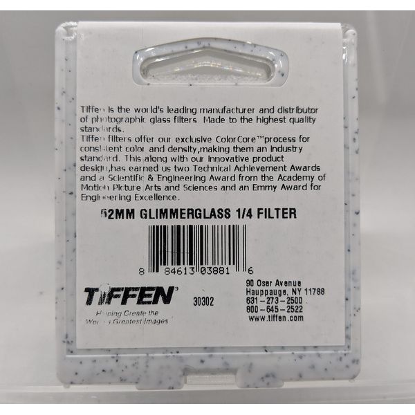 Tiffen 52 mm Glitterglas 1/4 Filter