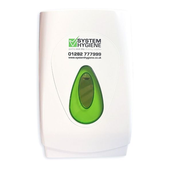 System Hygiene Modular Plastic Bulk Pack Superflat Pack Toilet Tissue Dispenser