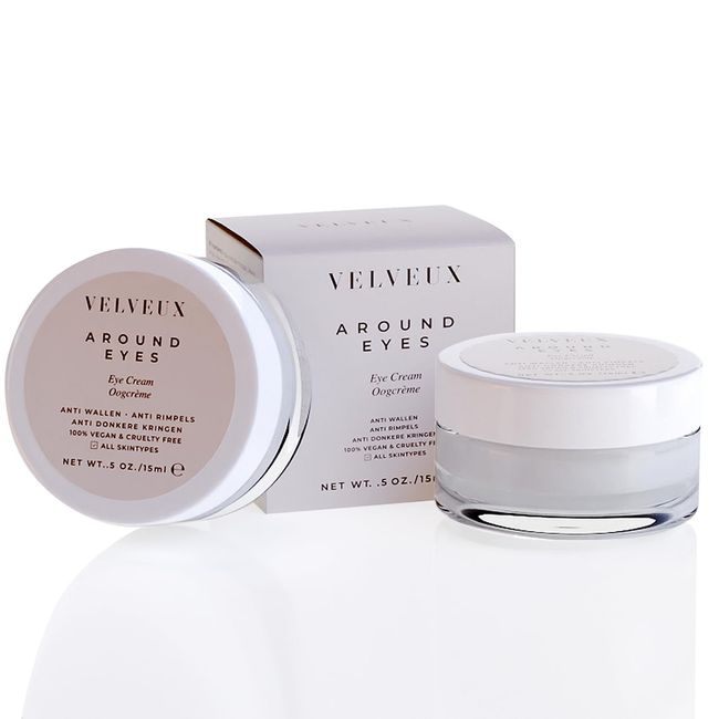 Velveux® Augencreme Gegen Falten und Augenringe - Anti Tränensäcke 15ml Eye Cream - 100% Natürlich Augenringe Creme Angereichert mit Arganöl und Vitamin E - Erfrischend mit Augencreme