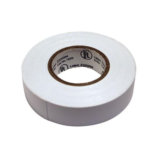 Eclipse 902-533 Electrical Tape, White PVC 3/4 Inch x 66 Ft