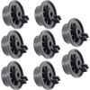 8Pc Dishwasher Lower Rack Roller Wheel Replace Bosch Thermador # 611475 00611475