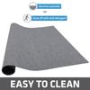 Drymate 29x48 Gray Reusable Incontinence Floor Protector for Pets Waterproof