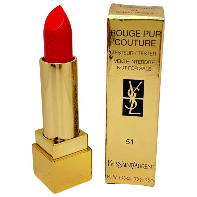 YSL Yves Saint Laurent Rouge Pur Couture Lipstick * 51 CORAIL URBAIN *