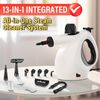 Pressurized Handheld Multi-Surface Steamer Steam Cleaner with 12pc Cleaning Kit