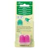 Clover 6031 Flexible Rubber Medium Thimble, Pink 2, 16mm