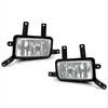 Fog Lights Lamps w/Chrome Trim+Switch+Bu