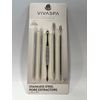 NEW VIVASPA Beauty Redefined 5pc SS Blackhead & Whitehead Pore Extractor Kit