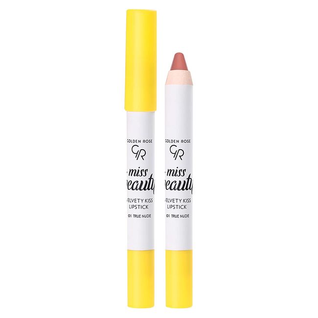 Golden Rose Miss Beauty Velvety Kiss Lipstick Ruj No: 01 True Nude