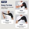 NEWGO Shoulder Ice Pack Wrap for Rotator Cuff & Pain Blak