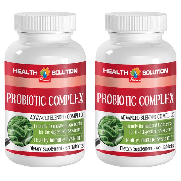 Probiotic Advanced Blended Complex. Healthy Digestive System (2 Bottles)