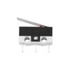 WANGCL 50PCS Micro Switch Mini Limit Switch Long Hinge Lever 3Pin Sensitive Tact Switch for Computer Mouse Automotive Electronics Communication Test Equipment etc