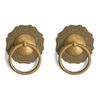 Buddha's Scepter Brass Pulls – Set of 2, 3.7", by Hardware Philosophy