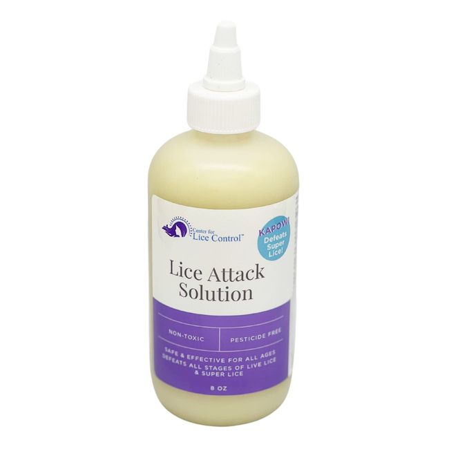 Kapow! Center for Lice Control Lice Attack Solution 8 oz
